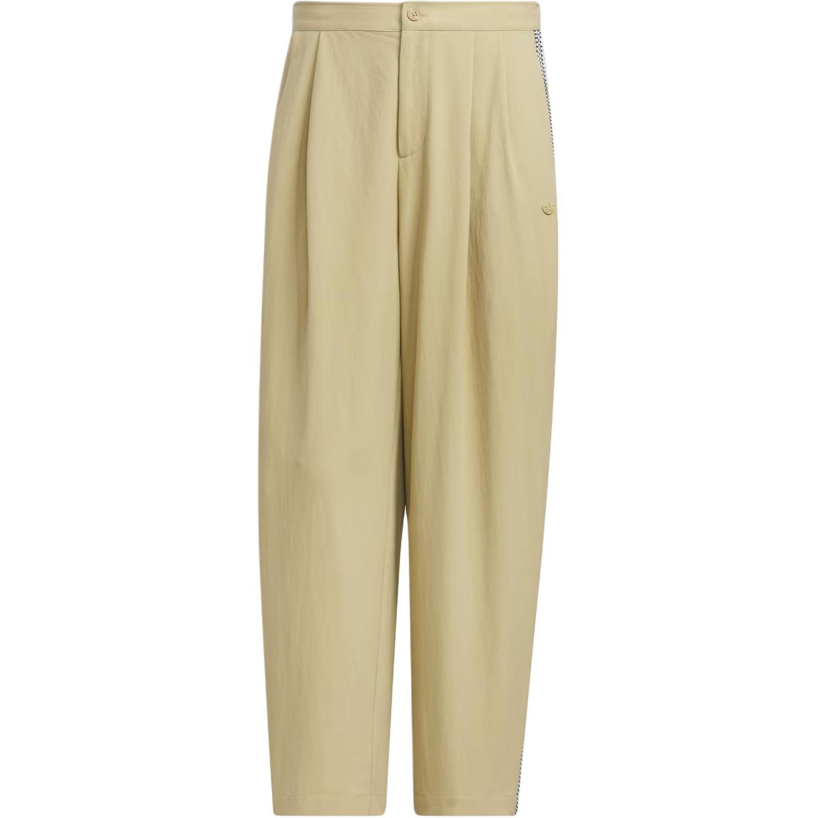 Adidas Originals SS25 RESORT LINEN Sports Pants Men s KE5838 S
