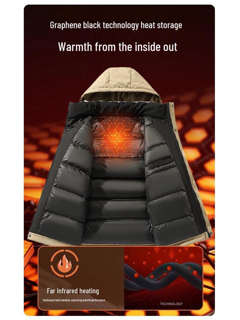 Winter Hooded Couple's Outdoor Windbreaker: Youth Casual Water & Windproof Mountaineering Jacket