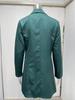 2024 Women's Slim Fit Double-Breasted Blazer - Solid Color, Long Sleeve Lapel Jacket