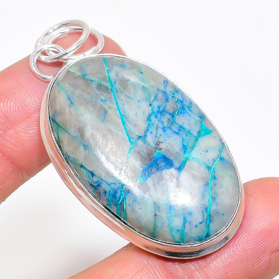 

Natural Quantum Quatrro Gemstone 925 Sterling Silver Jewelry Pendant 2.25 AP-14047