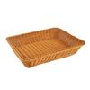 Woven Pattern Kitchen Storage Basket Multicolor Bread Fruit Tray Organization Box  Home Shop Hotel