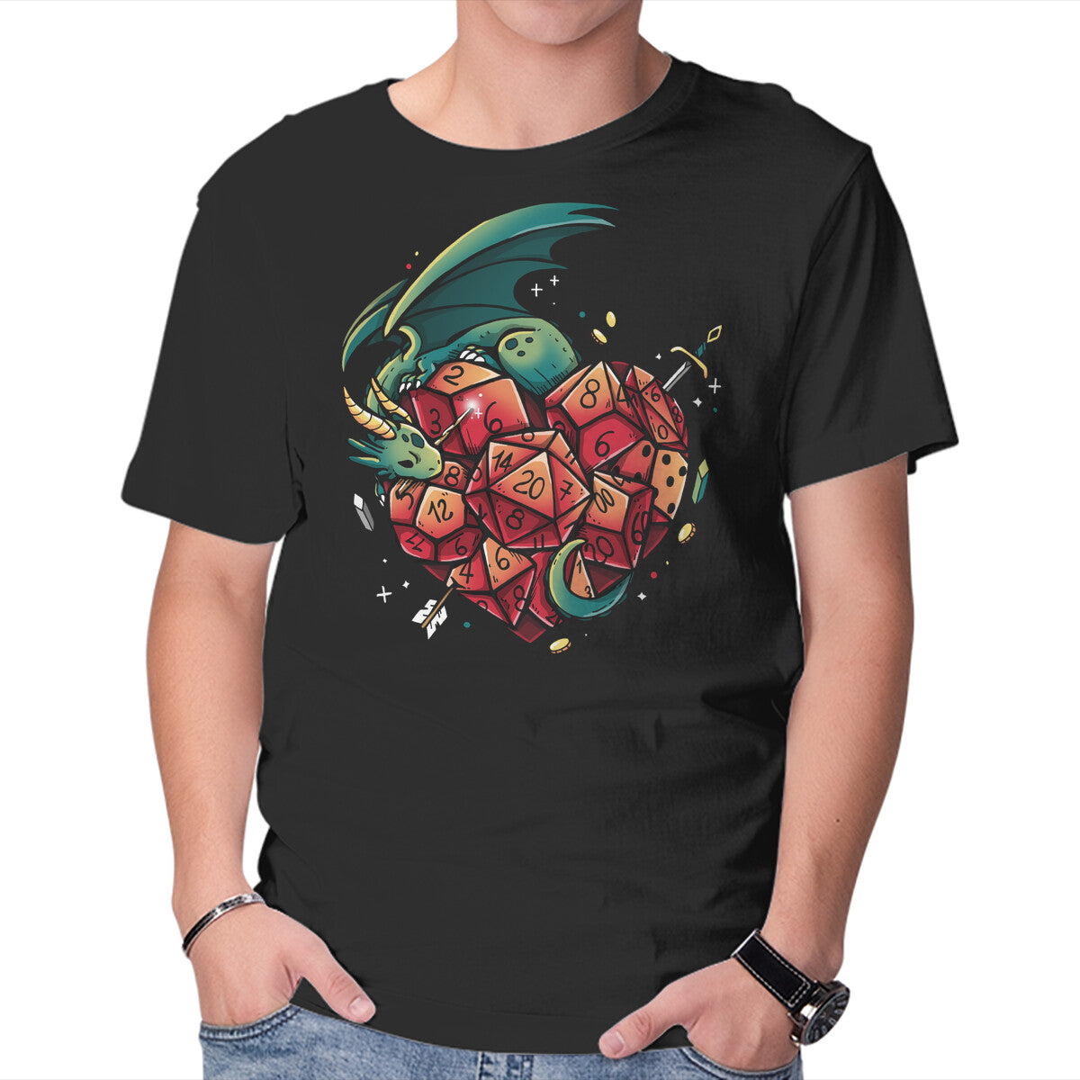 Unisex Crew Neck T-Shirt Love Role Play Game Graphic Short Sleeve Casual Tee XL