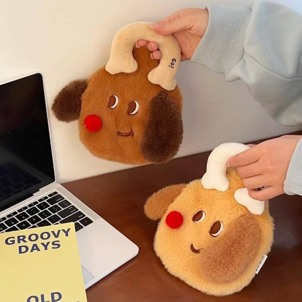Cartoon Dog Hot Water Bottle 350ML Belly Warmer Cute Hand Warmer  Winter