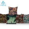 Home Decoration Polyester Flower Leaf Decorative Pillows Sofa Home Cushion Cover Pillowcase For Living Room Decoration