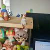 Whimsical Cat Resin Statue, Multi-Scene Adhesive Anime Party Decorations, No Power Required, Suitable for Car Dashboard and Aquarium Decoration