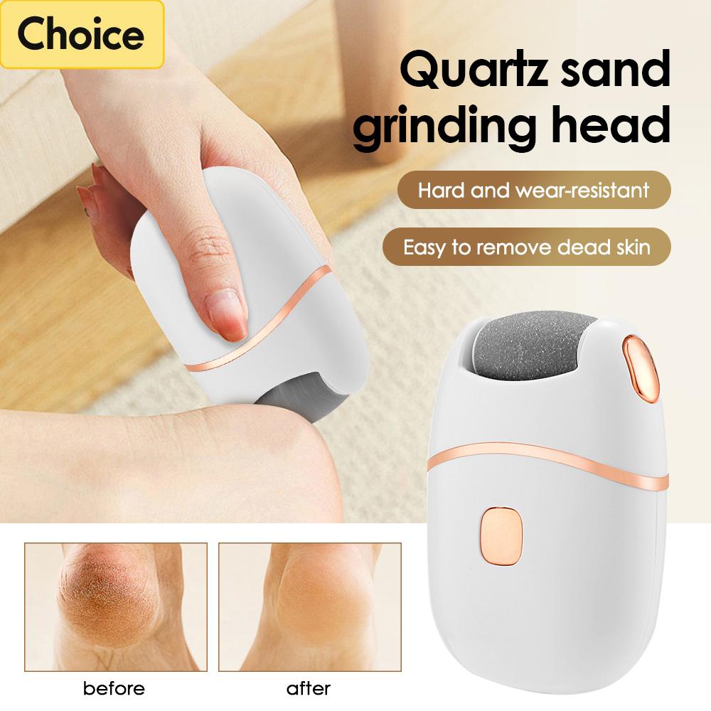 Electric Foot Grinder Automatic Pedicure Tools With LED Light Rechargeable Calluses Dead Skin Removal Feet Heel Exfoliator