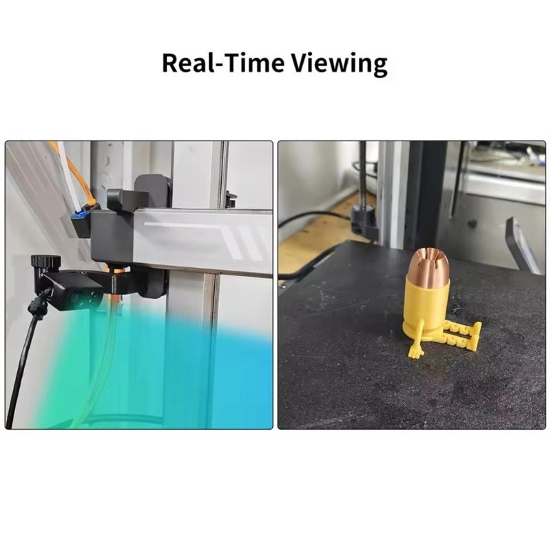 Snap On Real-time Monitoring 3D Printing Camera Attachment for 3/K3C/K3M/K3MC Printers Delivering Imaging