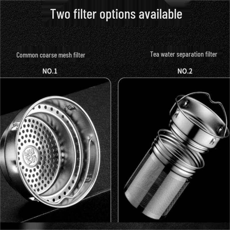 Qianxing Double-Layer Glass Tea Infuser Bottle