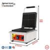 Electric Non-stick Waffle Maker with Christmas Tree, Pine Tree, and Water Drop Shapes