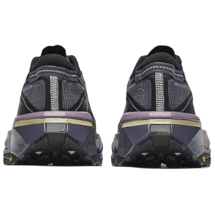 Anta Peregrine Falcon 2 Trail Running Shoes Women's Black Vine Purple 122445516A-1