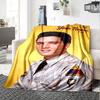 Elvis Presley Personalized Text Blanket Cozy Customizable Blanket Warmthful Decor for Chair Nap Living Room Bedding Four Seasons Universal