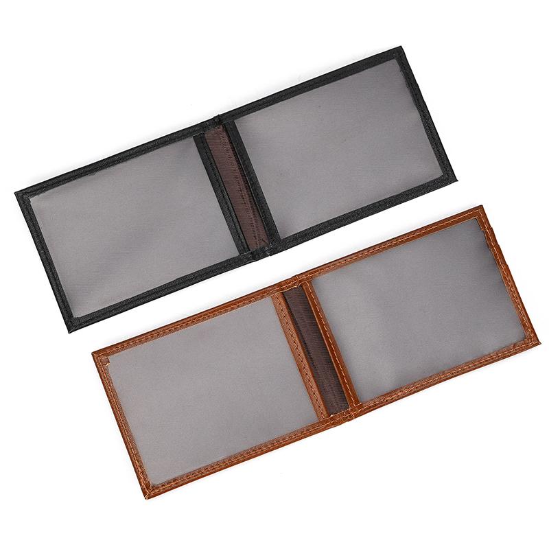 Casual Men's Short Wallet Genuine Leather Card Holders for Men Cowhide Credit Card Cover Wallet Slim Purse Card Case Women