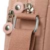 Compact Nylon Crossbody Bag with Double Zipper Closure Adjustable Strap Small Casual Purse for Daily Travel