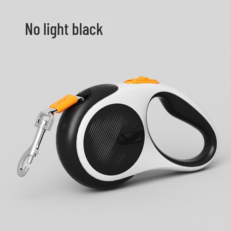 5M Retractable Anti-Pull Dog Leash with Light for Small to Medium Dogs