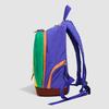 Lightweight Nylon Backpack for Women Men Casual Colorblock School Bag Outdoor Travel Pack