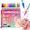 Nails Painting Marker Pen Quick-Dry Gel Nail Drawing Liner Pen Decoration Nail Graffiti Pen Home & Salon Manicure Tools