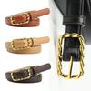 Elegant Womens Alloy Pin Buckle Pu Leather Belt For Casual And Dressy Looks