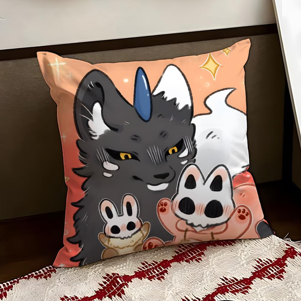 Cute You Shou Yan Cushion Cover Reversible Soft Durable Pillow Cover Home  Car MultiScene Use for Daily Comfort