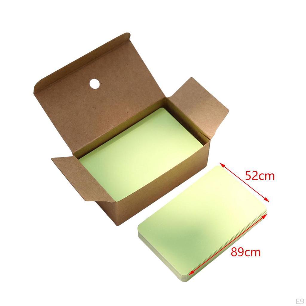 100 Count Blank Business Cards for DIY Projects And Celebrations