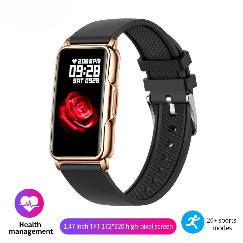 

Smart Watch Women Full Touch Screen Bluetooth Call IP67 Waterproof Sports Fitness Tracker Smartwatch Women