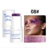 Julystar 8 Colors Face and Body Glitter Stick Festival Makeup Chunky Sparkle Eyeshadow Highlighter Shimmer Cream for Party Stage Rave Cosmetics