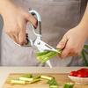 Removable Kitchen Shear Magnetic Barbecue Scissor Multifunctional Chicken Bone Scissor  Fish