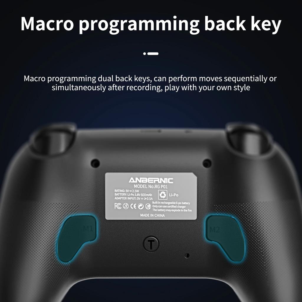 Wireless Bluetooth Wired USB Gamepad Gaming Control for Switch IPhone Android IOS Mobile PC Phone Cell Controller Hall Game Pad