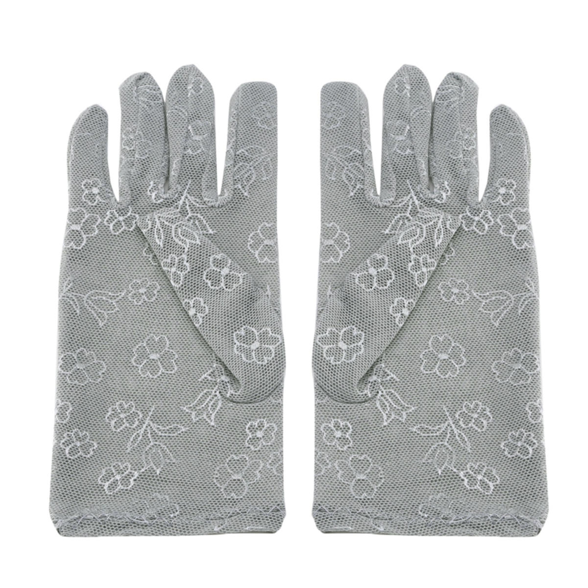 

Женские Модные Свадебные Кружевные Перчатки для Вождения Тонкие Кружевные Солнцезащитные Женские Короткие Перчатки с Защитой от УФ-лучей Вечерние Ажурные Митенки one size серый