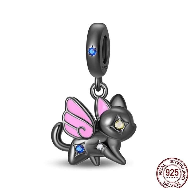 New Original Copper Elephant Cat Game Charms Bead Flower Baby Beads Fit 3Mm Bracelet Diy Jewelry Gifts For Women