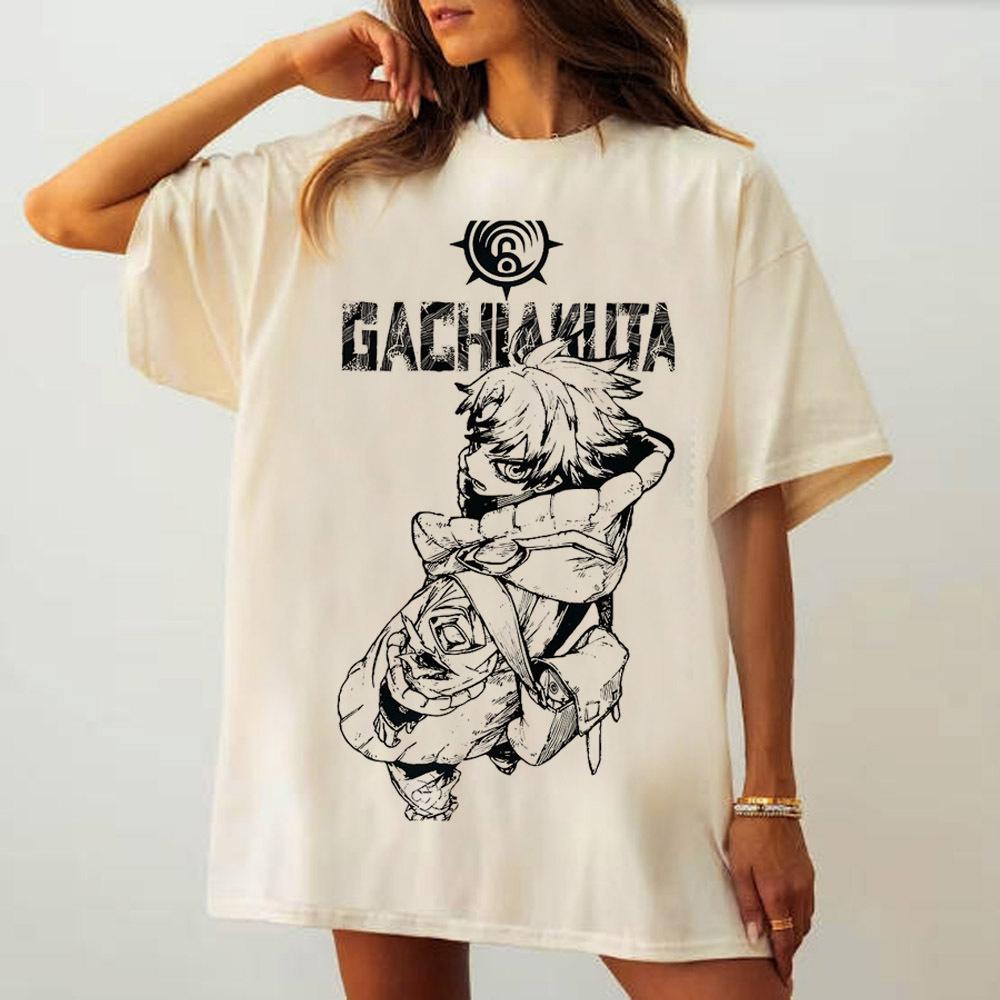 Gachiakuta t shirt female Pop Culture 80s Y2k Women shirt aesthetic Pop Culture Y2k Classic Women Graphic S