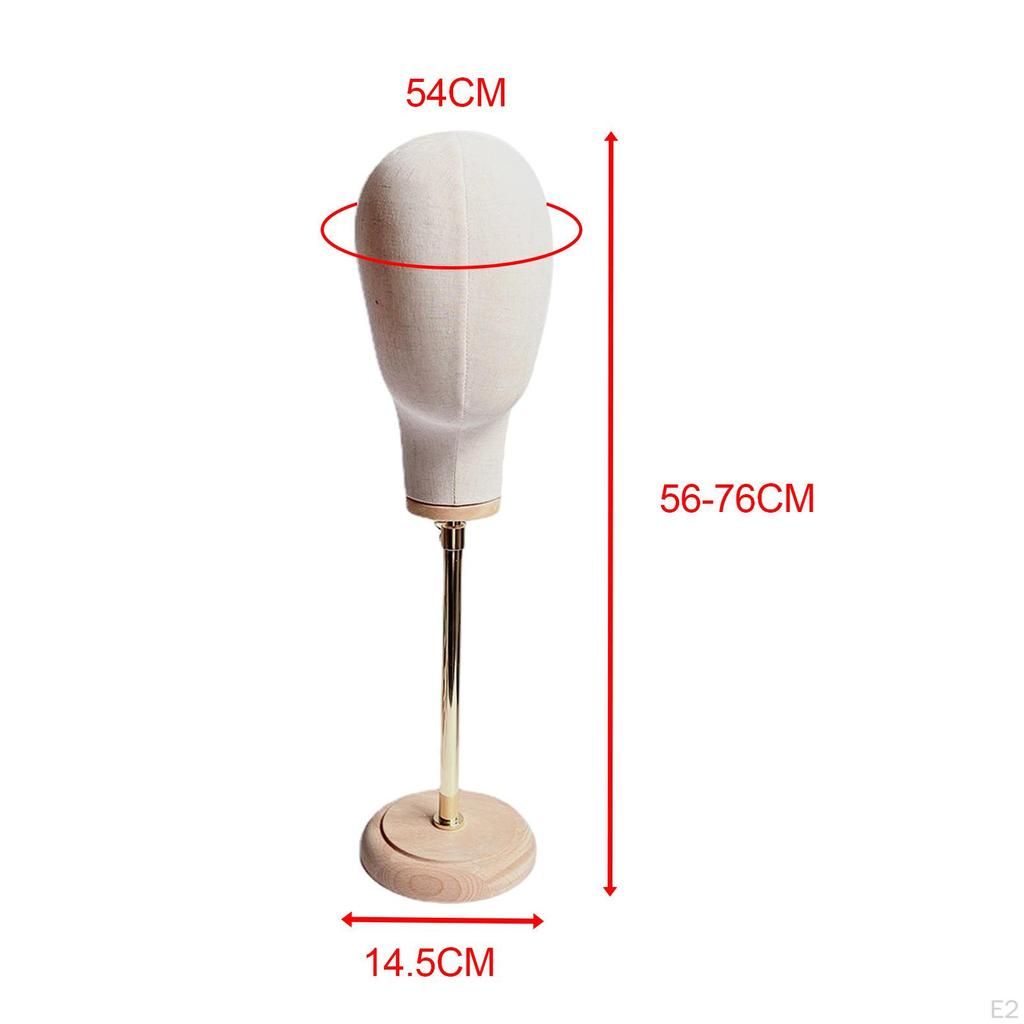 Hat Display Stand Manikin Head Tabletop Portable Caps Storage Rack for Styling Beginner