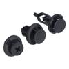 40Pcs Car Retainer Clip Push Fastener Trim Rivet Nylon Accessory Set Kit for Door Panel