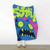 Art Zine Punk K Throw Soft Warm Flannel Fleece Throw Blanket for Sofa Bed Travel Home