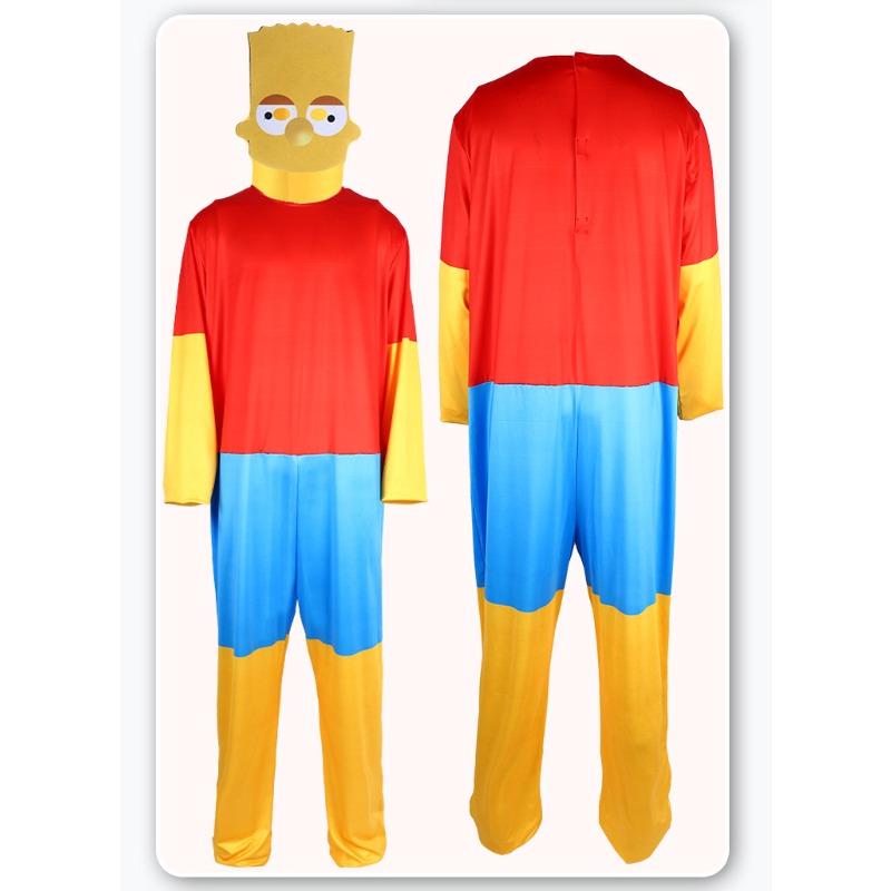 The Simpsons Family Matching Cosplay Outfit Parent-Child Stage Performance Costume