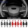 Car Steering Wheel Shift Paddle Shifter For Cadillac CT4 CT5 XT6 XT4 2018      2024 ABS Carbon Fiber Style