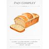Kitchen Food Bread Croissant French Bakery Recipes Art Poster Canvas Painting Wall Prints Picture for Living Room Home Decor