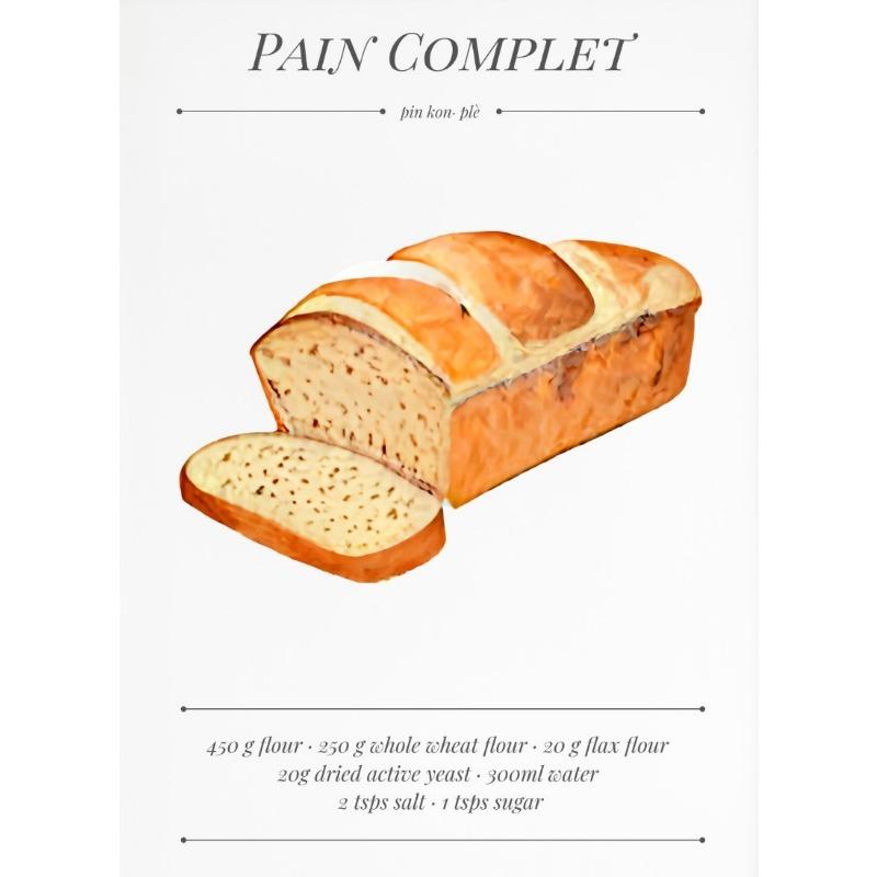 Kitchen Food Bread Croissant French Bakery Recipes Art Poster Canvas Painting Wall Prints Picture for Living Room Home Decor