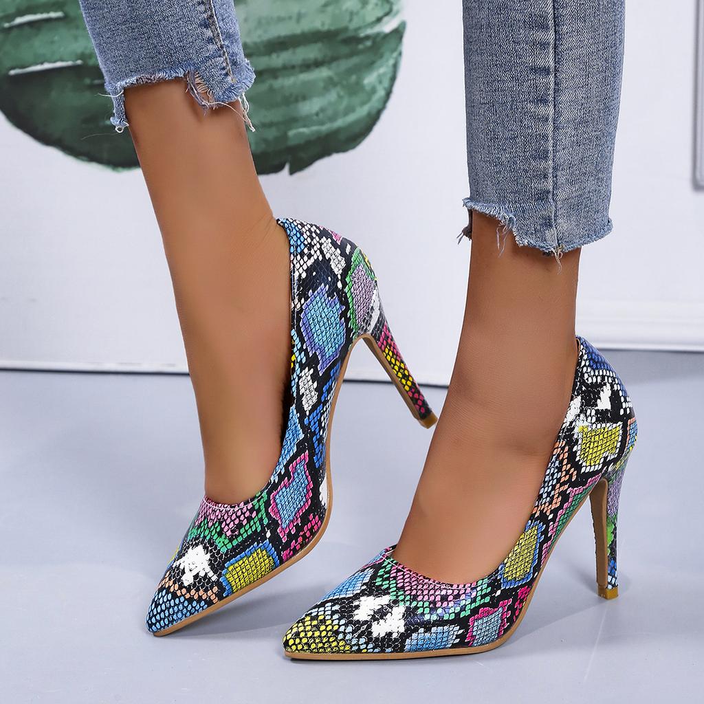 Aphixta Classic Popular Shoes Woman Pumps 3.94Inch High Thin Heels Wedding Office Ins Style Party Shoes Super Big Size 50