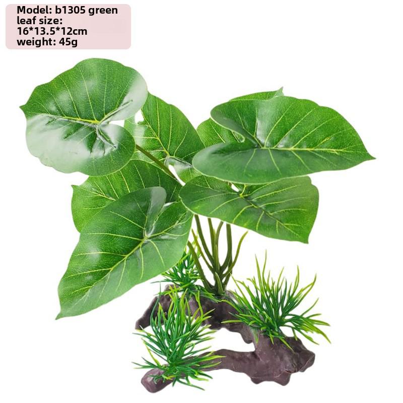 "Simulation Kunststoff Lotus & Wassergras Aquarium Dekoration"