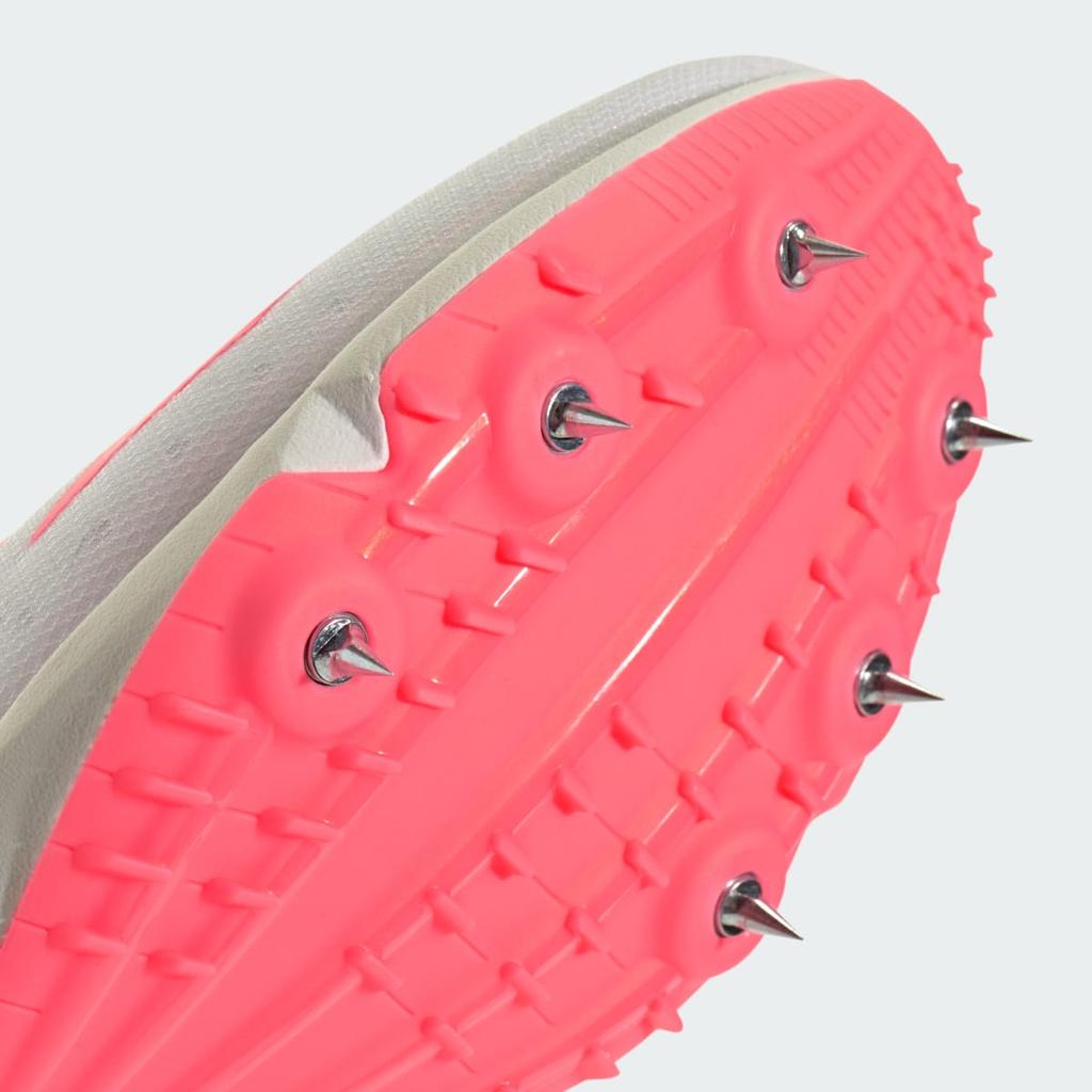 adidas ADIZERO DISTANCESTAR KI8385 Unisex Performance Sports Shoes Cloud White / Solar Turbo / Gold Metallic
