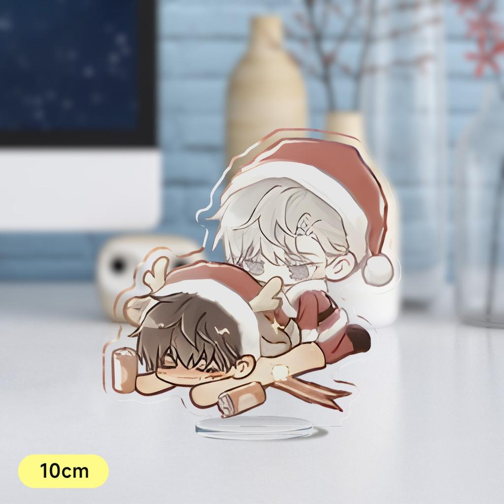 Hot Korean Cartoon BL Manga Anime Roses and Champagne Acrylic Stand Figure Standing Desktop Display Fans Collection Jewelry Gift