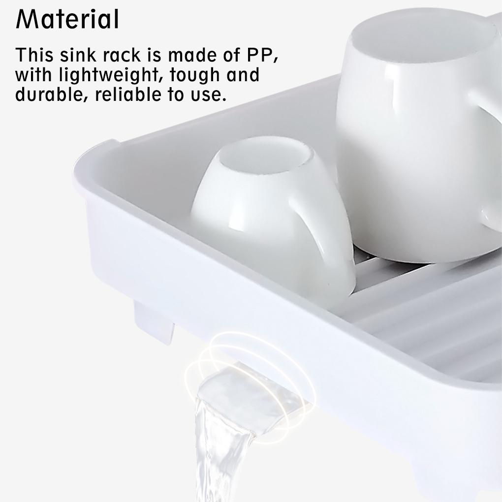 Kitchen Drain Rack Fruit Drainer Organizer Storage Holder Household