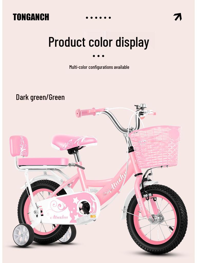 Girls' Pedal Bicycle for Ages 3-8 - Hebei Pingxiang