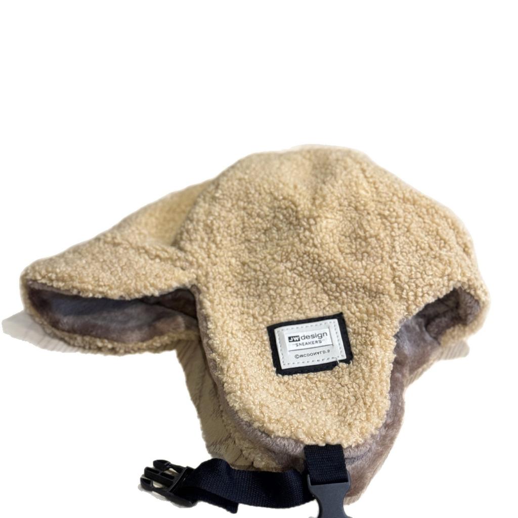 New Outdoor Cold Proof Lei Feng Hat for Men In Winter Plus Velvet and Thickened Warm Cotton Hat for Women Lamb Velvet Ear Protection Flying Hat