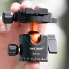 K&F CONCEPT BH-28L Ballhead Tripod Mount Adapter 28mm Large Ball Head Adapter with Quick Release