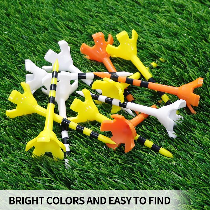 Landa 83mm Golf Tees - 100 Pack, Mixed Colors