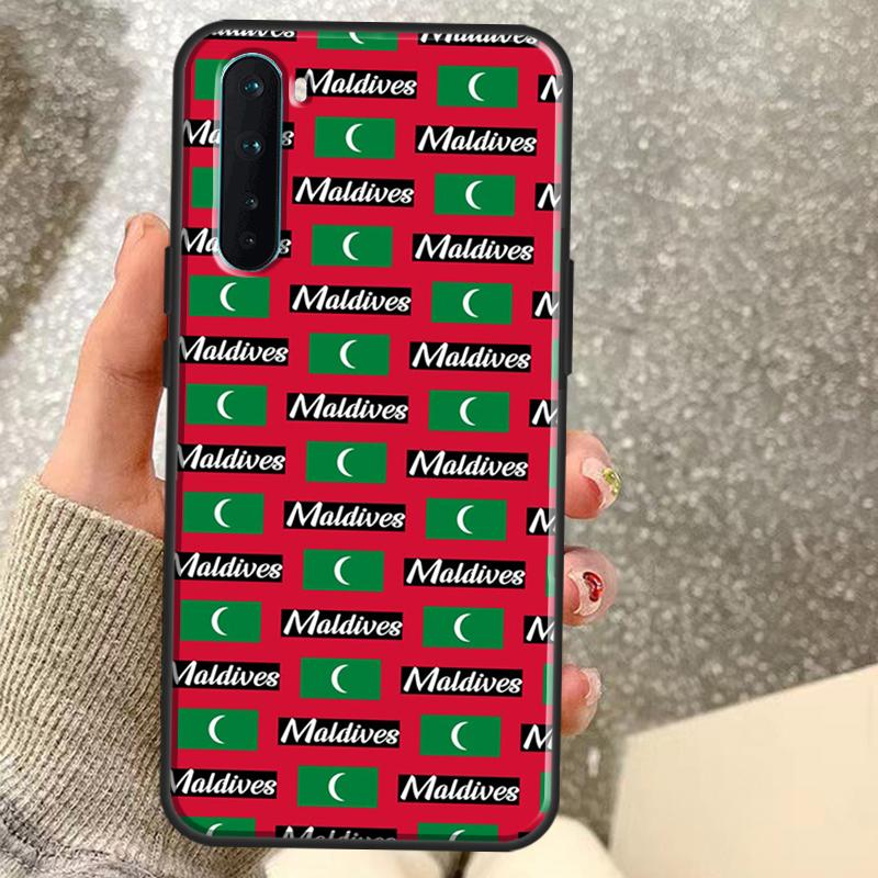 Maldives Flag Case For OnePlus 15 13 12 11 10 10R 12R 13R 15R 13T 10T 8T Nord 5 CE 2 3 4 Lite N20 N30 Coque