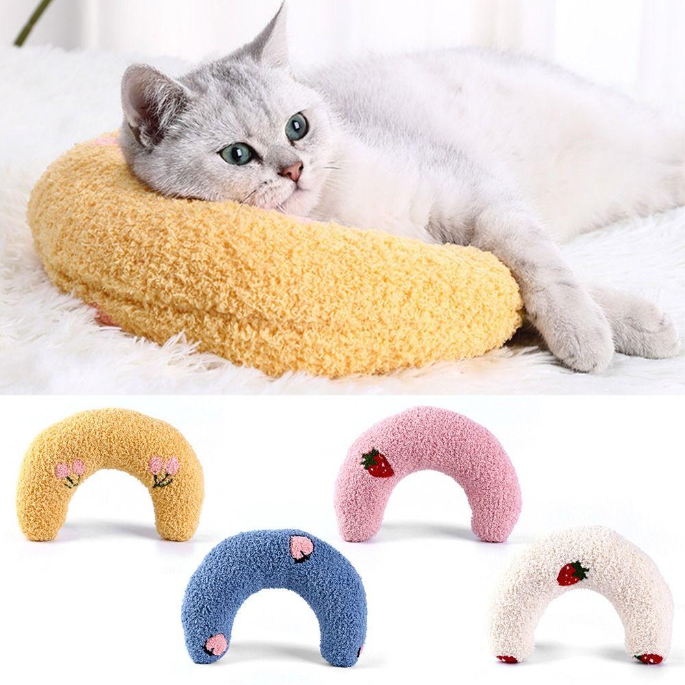 

Подушка для сна для щенков, собак, собак, подушка для сна, маленькая подушка для кошек, U-образная защита для шеи