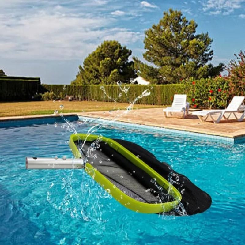 Durability Swimming Pool Cleaning Net with Deep Meshes and Stable Aluminum Handle for Leaves Dusts Removal