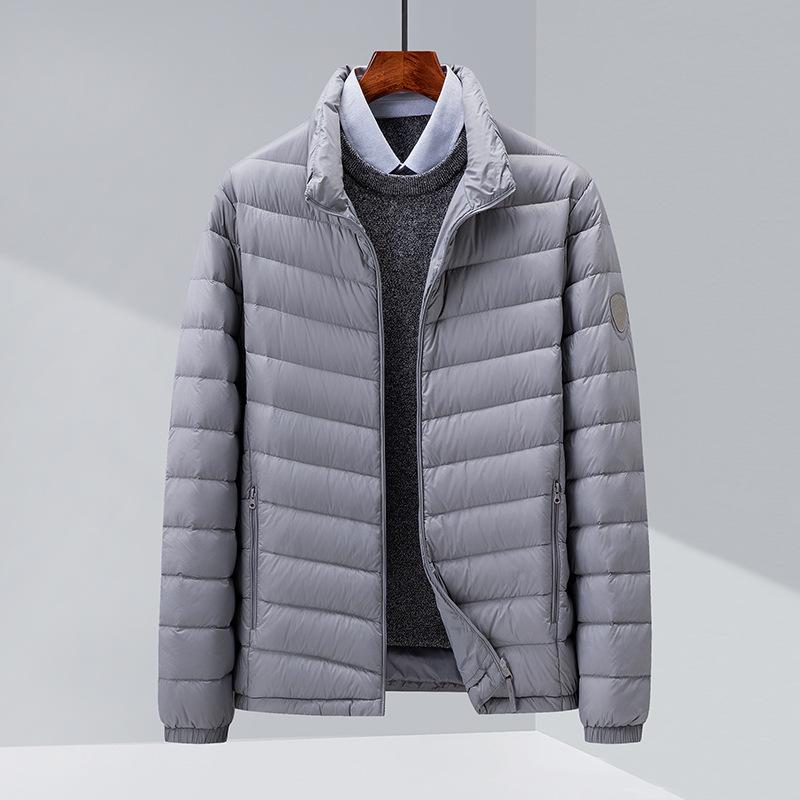 Herren Trendy Leichte Stehkragen Daunenjacke - Lässige Mode für Herbst/Winter